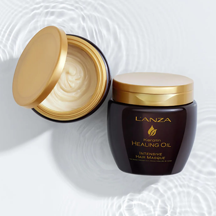 L‘ANZA KERATIN HEALING OIL INTENSIVE HAIR MASQUE Възстановяваща маска с кератин 210ml