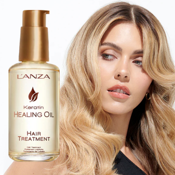L‘ANZA KERATIN HEALING OIL HAIR TREATMENT Лечебен еликсир за коса с кератин 100ml