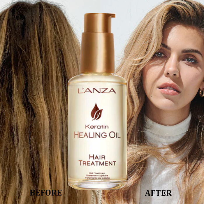 L‘ANZA KERATIN HEALING OIL HAIR TREATMENT Лечебен еликсир за коса с кератин 100ml