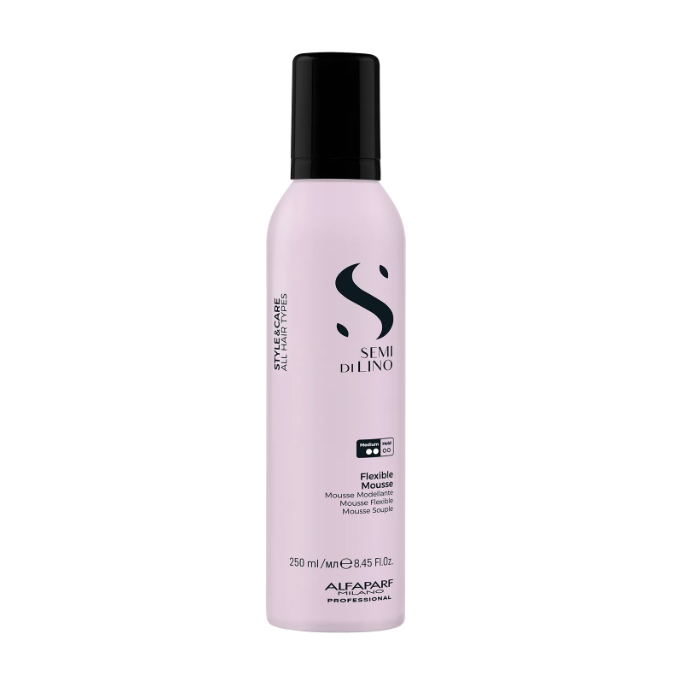 SEMI DI LINO Style & Care Пяна за коса, средна фиксация Flexible Mousse 250 ml