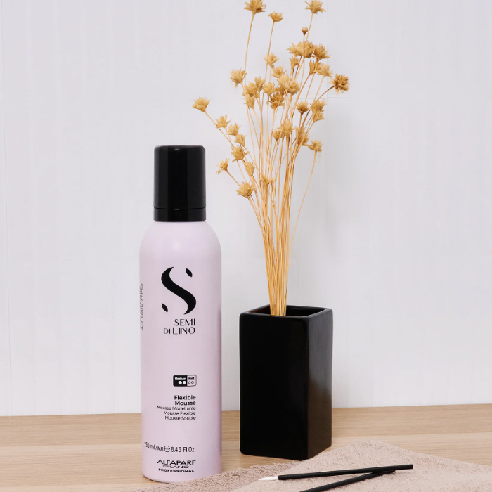 SEMI DI LINO Style & Care Пяна за коса, средна фиксация Flexible Mousse 250 ml