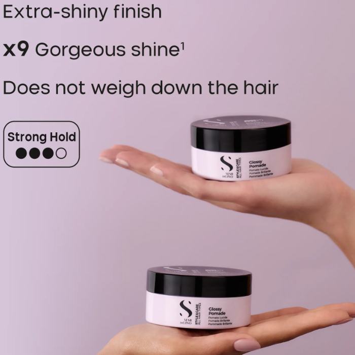 SEMI DI LINO Style & Care Помада за блясък със силна фиксация Glossy Pomade 90 g