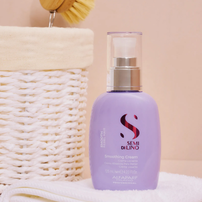 SEMI DI LINO SMOOTH Крем за сешоар със заглаждащ ефект и термозащита Smoothing Cream 125ml