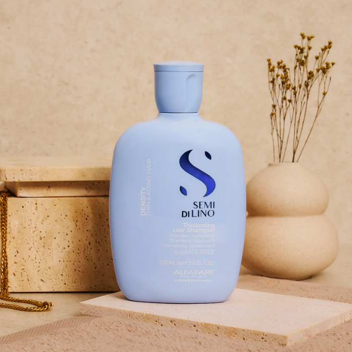 SEMI DI LINO DENSITY Уплътняващ шампоан за изтъняла коса Thickening Low Shampoo 250ml