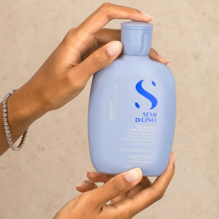 SEMI DI LINO DENSITY Уплътняващ шампоан за изтъняла коса Thickening Low Shampoo 250ml