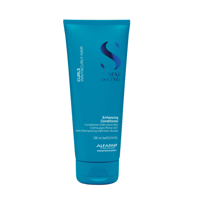 SEMI DI LINO CURLS Хидратиращ балсам за къдрава коса Enhancing Conditioner 200ml