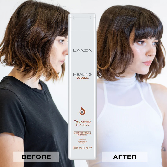 L’ANZA Healing Volume Thickening Shampoo Ежедневен шампоан за обем с бамбук 300ml
