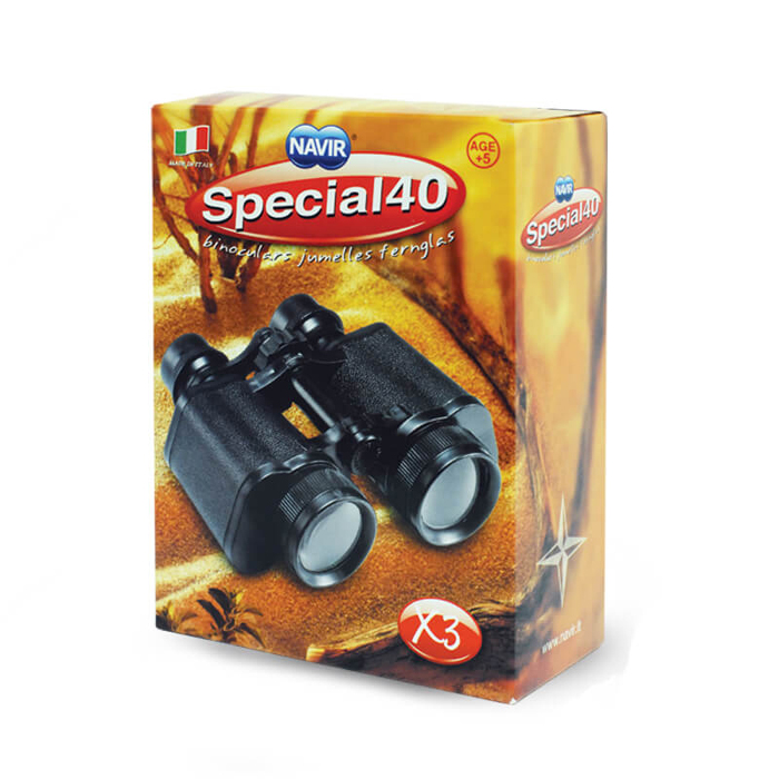 Детски бинокъл с калъф NAVIR Special 40/черен/