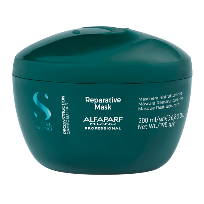 SEMI DI LINO RECONSTRUCTION Възстановяваща маска за увредена коса REPARATIVE MASK 200ml
